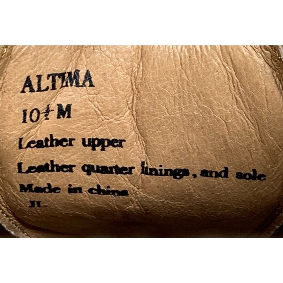 Marco Vicci Premium Oxford Shoes Mens 10.5M ALTIMA Light Brown Stitched Brogue main image 11